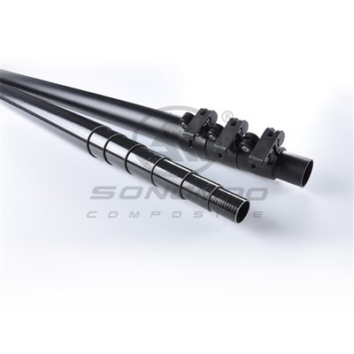 Kõrge tugevus must süsinikkiust teleskoopiline poolus